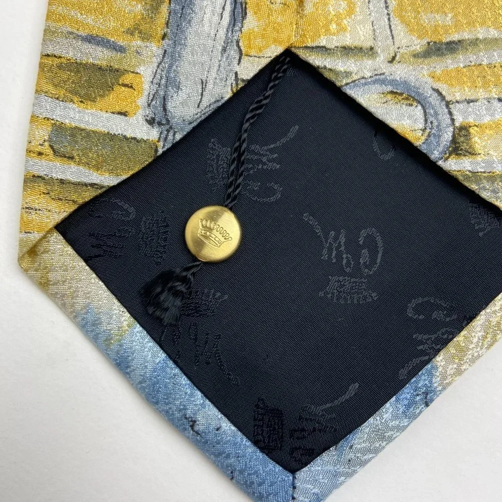 COUNTESS MARA SILK  ART TIE Cruise Ocean Vacation